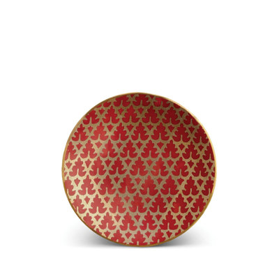 Fortuny Uccelli Canape Plate - (Red)
