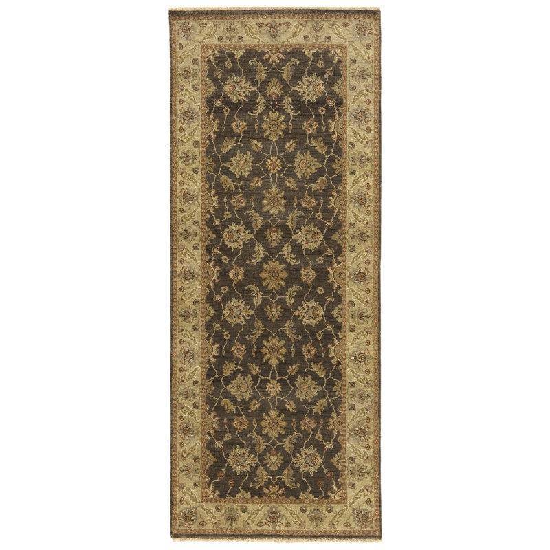 Wool Oriental Area Rug, Runner 2'6" x 22'