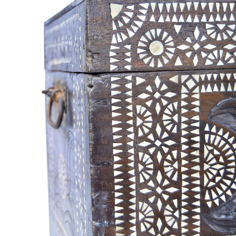 Late 19th Century Moorish-patterned Mother-of-pearl Chest