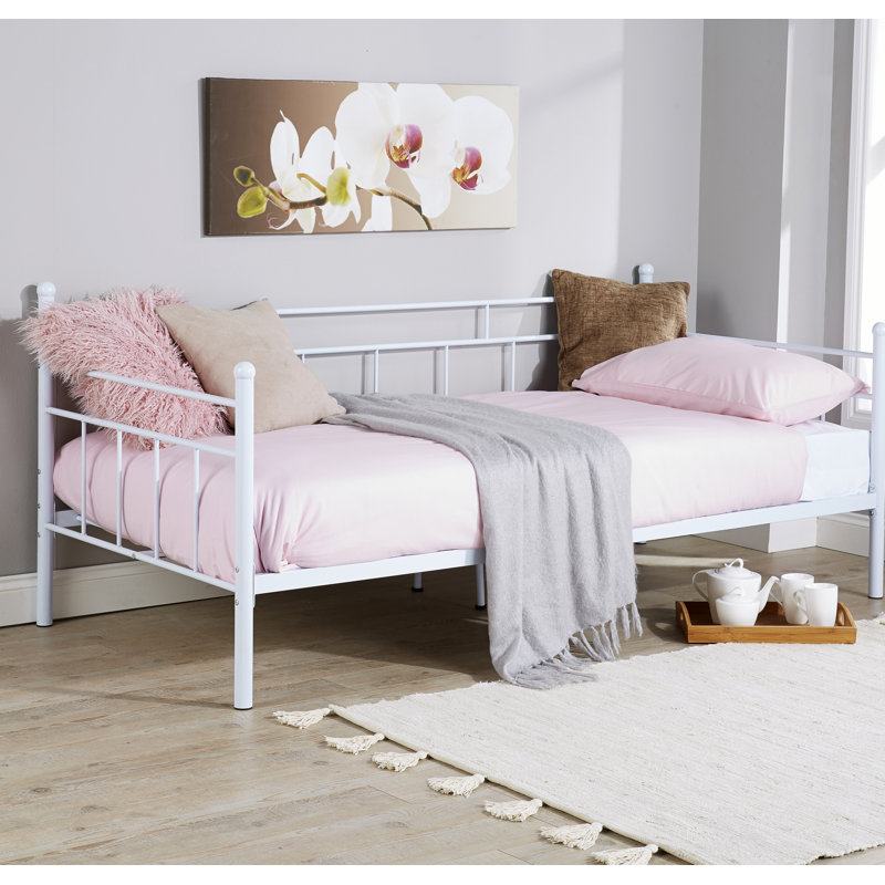 Heracles Metal Daybed, White