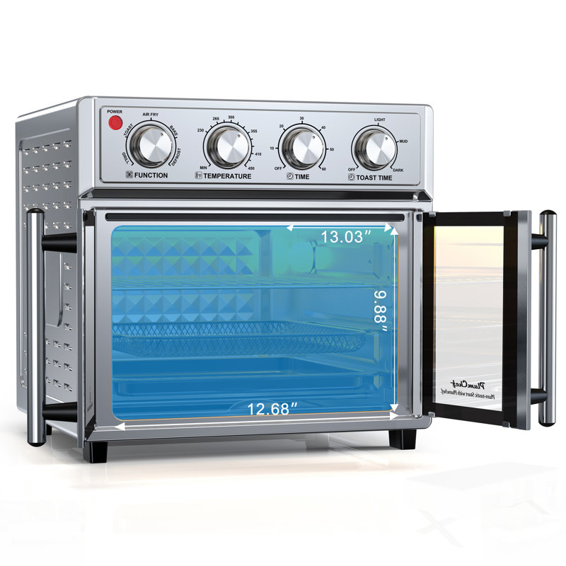 26QT Extra-Large French Double-Door Air Fryer Convection Toaster Oven, 1700W, 7 Preset Menus, 7-In-1 Multi-Function For Bake, Roast, Grilling, Toast, Dehydrate & Defrost