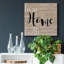Home - Reproduction d'art textuel sur toile tendue-1491725012