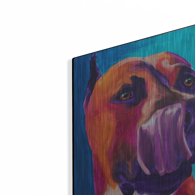 «Pit Bull - Tasty» par Dawg Painter, H 16 po x l 12 po