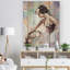 «Girl with Flower Bouquet», peinture-35120258-35120261