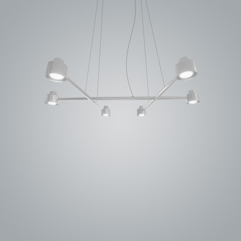 Spider 6 - Light Unique / Statement Chandelier