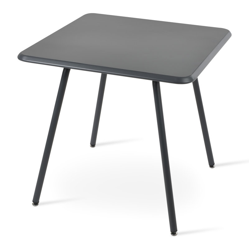 Table d'extérieur en métal Alanya, Anthracite