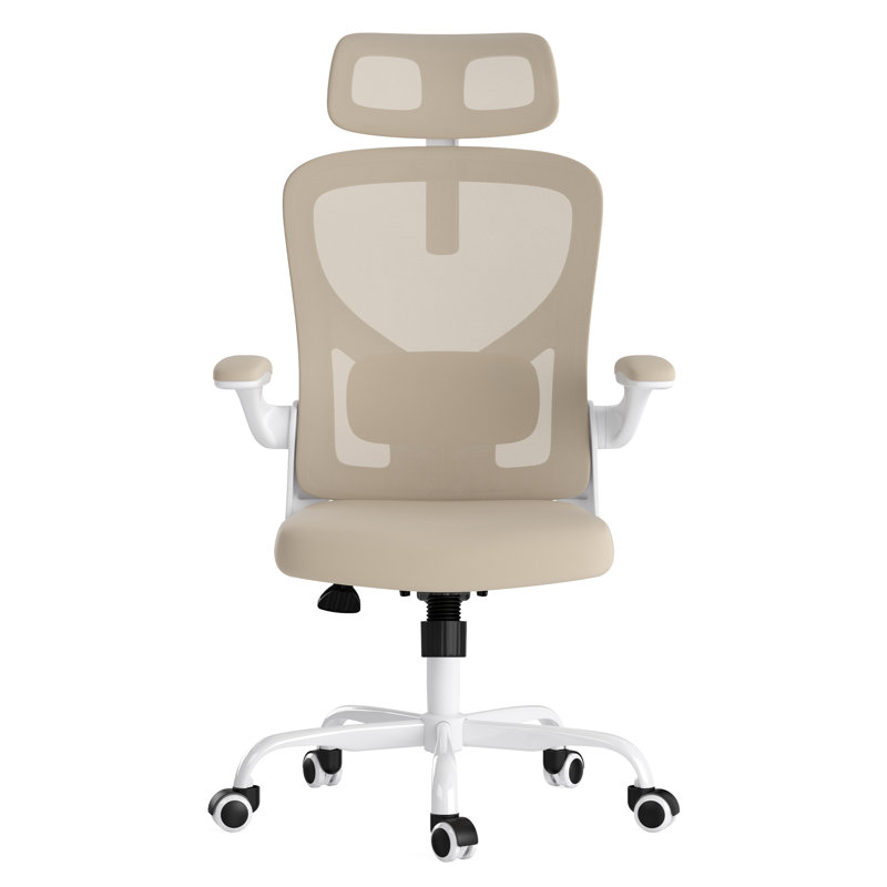 Ergonomic Office Chair, Home Office Desk Chair With Headrest, High Back Computer Chair With Armrests And Adjustable Lumbar Support For Home Office Study Room