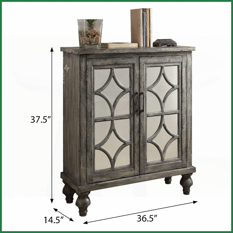 Table basse rustique avec 2 portes patinées - rangement luxueux Décoration de salon polyvalente