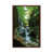Classic Brown Wood Framed Canvas