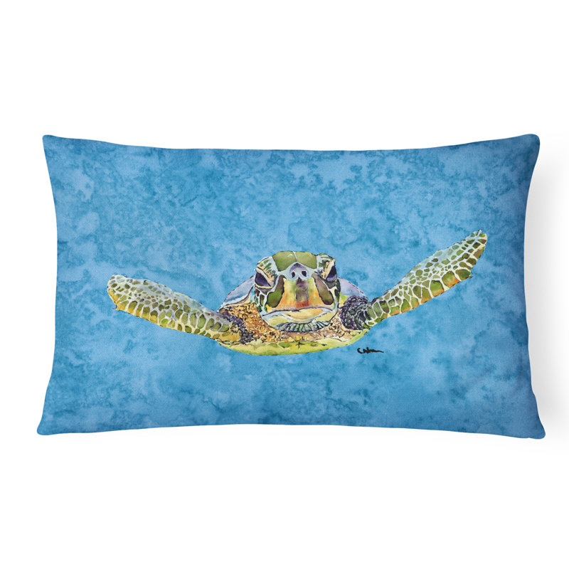 Coussin intérieur / extérieur Turtle Turtle, H 12 po x l 16 po x P 4,5 po, Rectangulaire