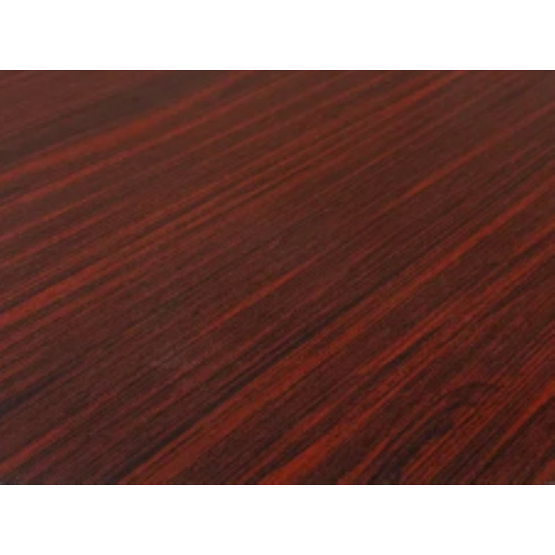 Plateau de table d'extérieur en bois thermolaqué, Cerisier grain de bois foncé, H 1,125 po x L 84 po x l 36 po