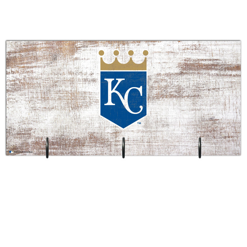 3 - Hook Wall Mounted Coat Rack, Kansas City Royals