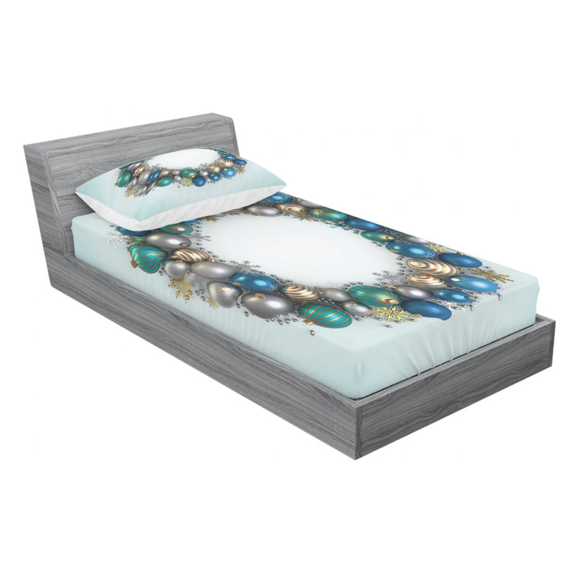 Microfiber Sheet Set, Twin Sheet Set with Fitted Sheet