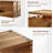 Wooden Cable Organizer Box For Electrical Hiding Cord Management - Power Strip Box Hider Cable Storage Box For Office, Router Wires, Under Desk Cord