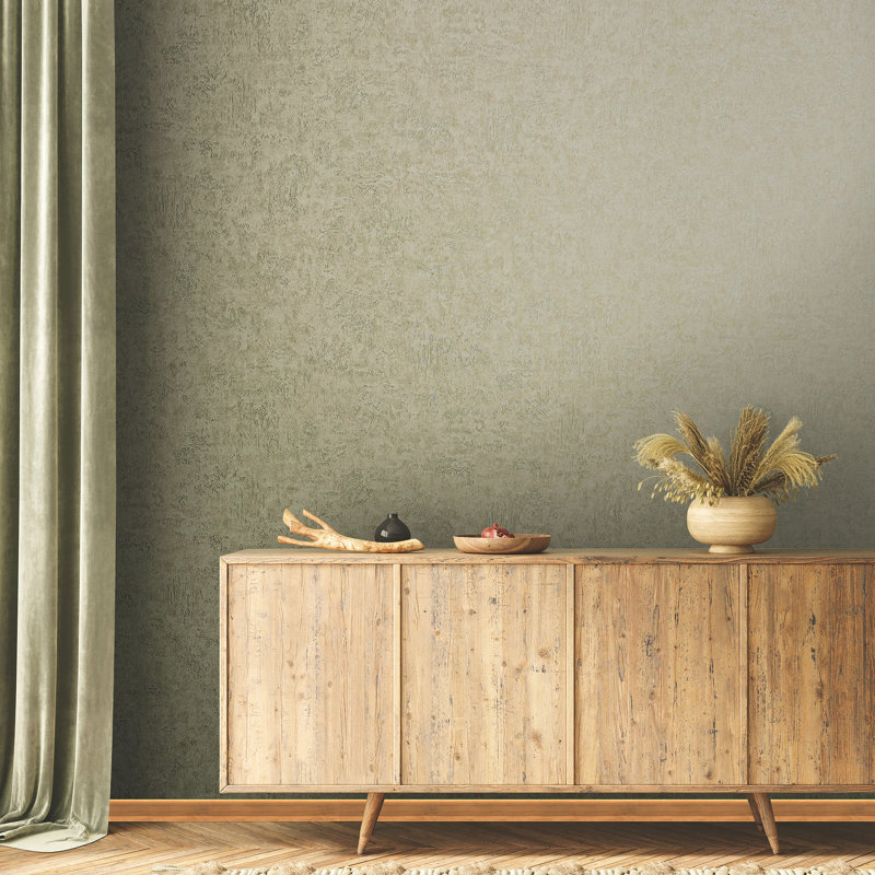 Kumano Textured Plaster Wallpaper Roll, Pink