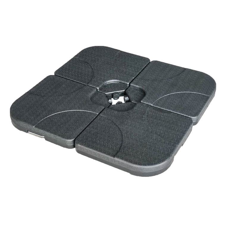 Socle de parasol autoportant en plastique broghin