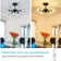 Agle Glass LED Semi Flush Mount