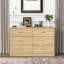 Commode moderne à 6 tiroirs pour la chambre à coucher - Vaste commode de rangement, robuste et sécuritaire-167760442