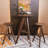 Lablanc Counter Height Bar Table and 2 Barstools Set