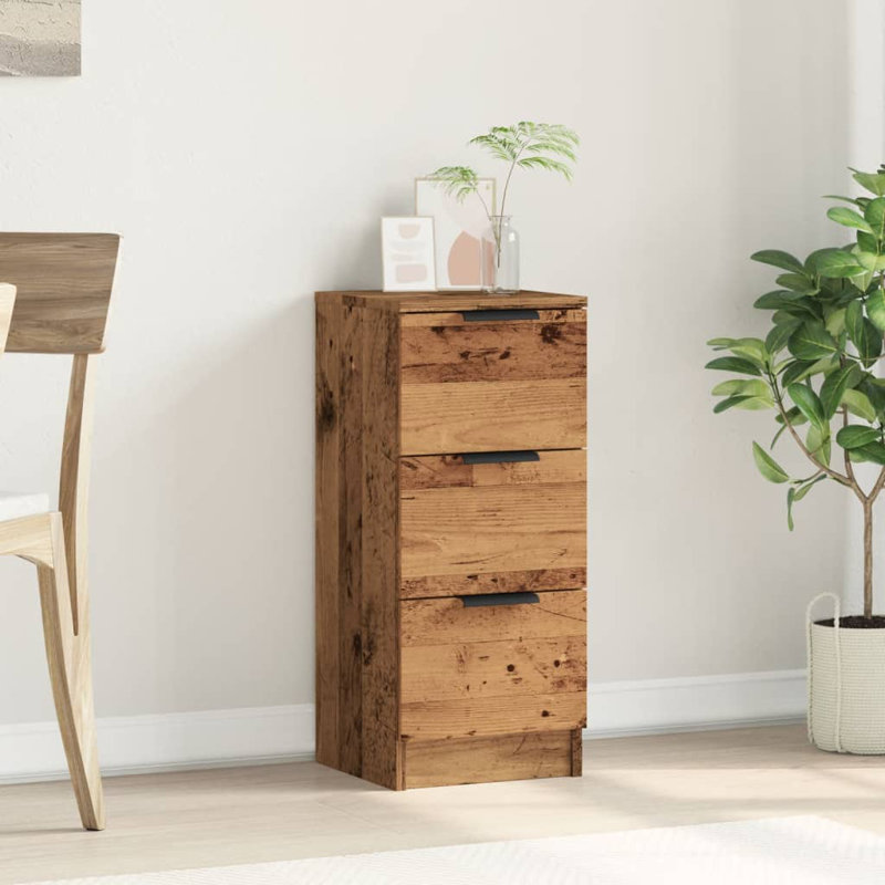 Jorjey 3 - Drawer Accent Chest, Old wood
