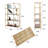Lejon No Assembly Folding Etagere Bookcase-478836860-535560353