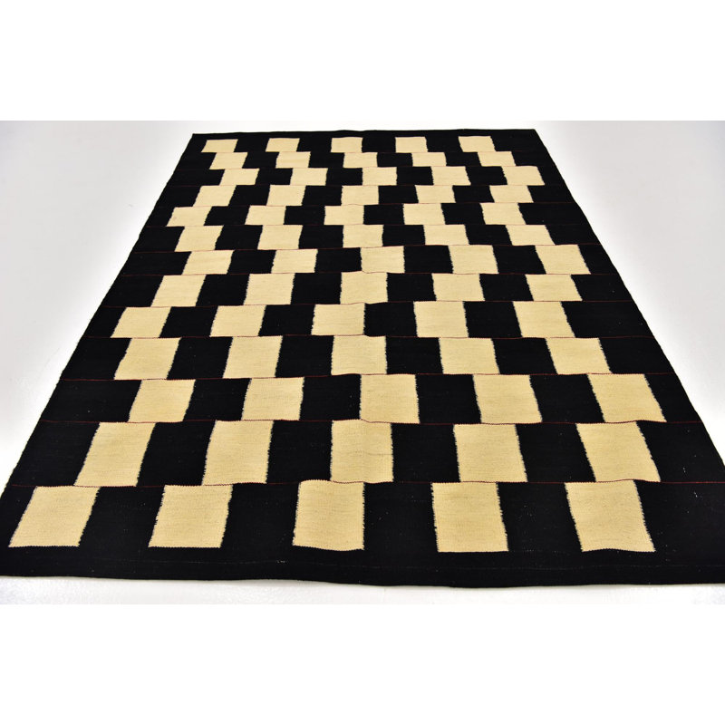 Tapis noir 5 x 7 Parrett