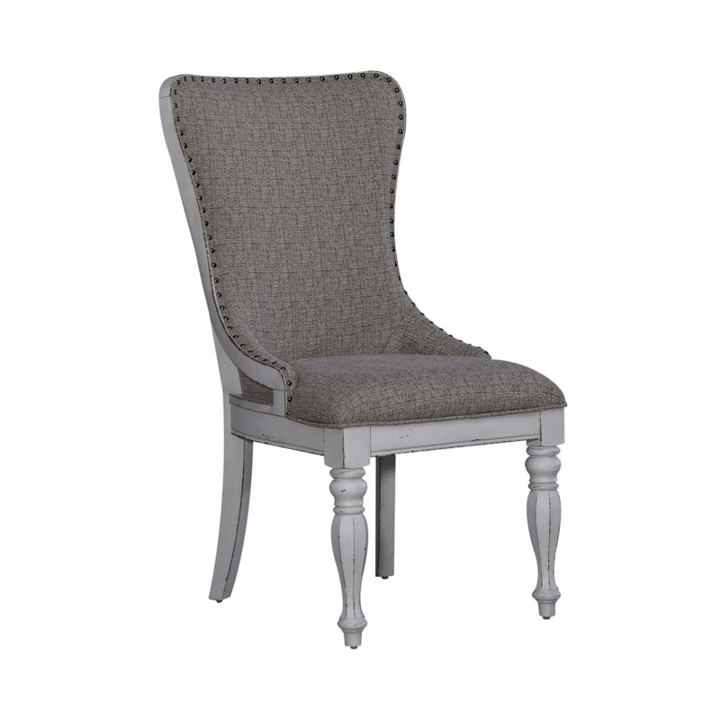 Colchester Upholstered Wing Back Side Chair (Set of 2)