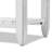 Decastro - Solid Wood Console Table - Distressed Bleu, White Finish-564335906