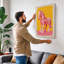 Decorated Pony Modern - Wrapped Canvas-540837665-540837666