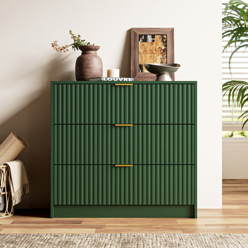 3-Drawer Dresser 31.5" W - Stylish Bedroom Storage
