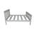 Harmony Home Collection Unfinished Solid Wood Slat Bed-720959405-720959402