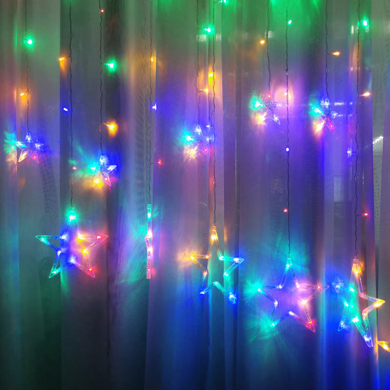 Garet 138 - Bulb 10'' Plug-in LED Curtain String Light