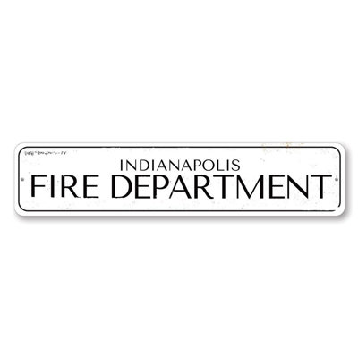 Fire Department Aluminum Sign