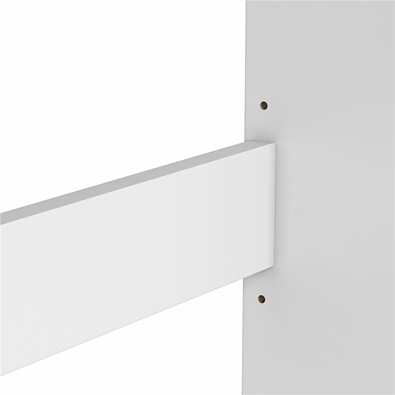 Keedyn 77" H Freestanding Over-the-Toilet Storage Rack and Cabinet, White