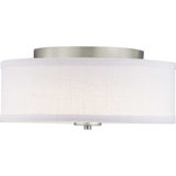Luminaire suspendu tambour simple à 1 lumière DEL Seddon