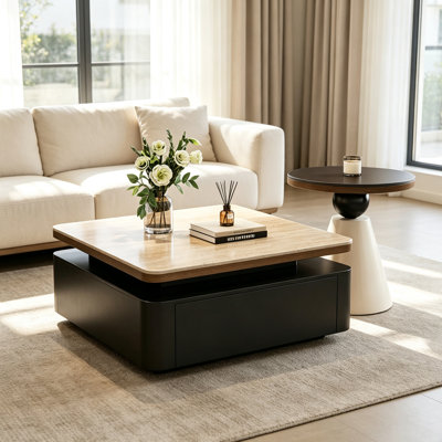 Table basse moderne avec rangement