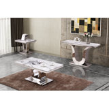 Ensemble de tables basses 3 pièces marble Mald