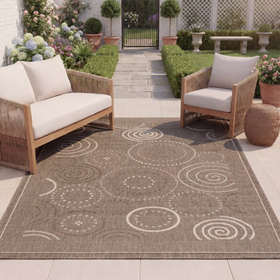 Herefordshire Performance Geometric Indoor/Outdoor Area Rug