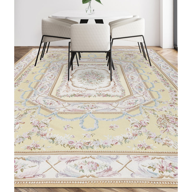Aubusson Renaissance Wool Oriental Area Rug