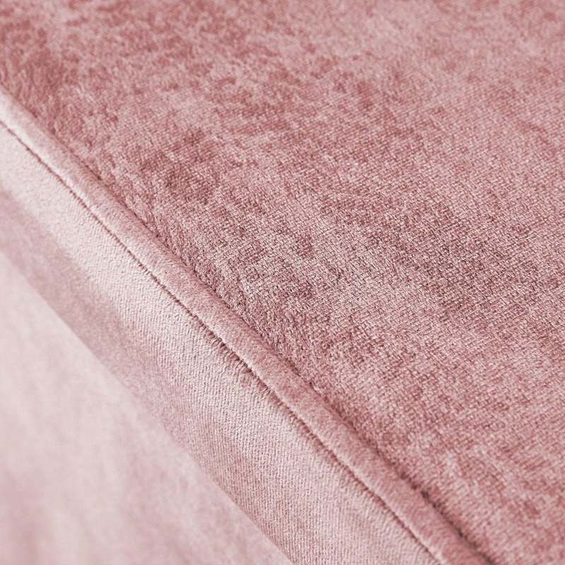 Magdaly 100cm Wide Ottoman Rectangular XL Storage Ottoman, Pink, Velvet