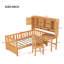Lit plateforme simple en bois multifonctionnel-1883659472