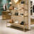 Gold V Shape Wall Display Shelf-8899960