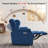 Zero Wall-Hugger Power Recliner Chair with Adjustable Headrest, for Small Spaces and RV, Fabric-400333805