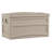 Suncast 46'' W 73 Gallons Water Resistant Deck Box with Wheels in Light Taupe