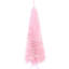 Arbre de Noël artificiel de 5 pi, rose mince avec 294 pointes de branches réalistes et support en plastique stable, ignifuge, arbre de 5 pi facile à installer, antidéflagrant ferme, décoration simple