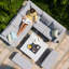 Mattalyn Outdoor Fabric Pulse Square Corner Dining Set - with Rising Table-1132515863-1132515864