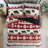 Full/Queen Print Sherpa Comforter Set-117492993