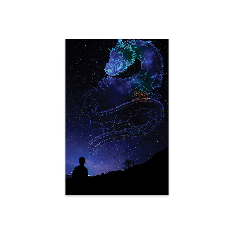 Dragon par Gab Fernando - peinture sans cadre