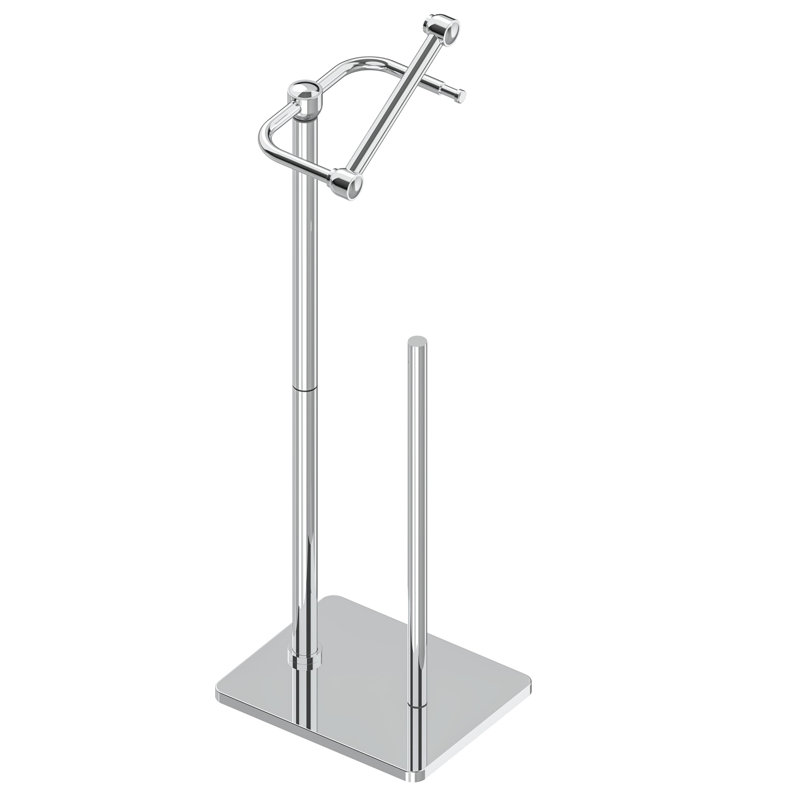 Free Standing Toilet Paper Holder, Chrome