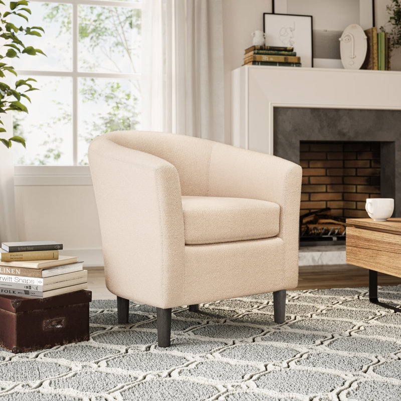 Fauteuil d'appoint rembourré Kabeer